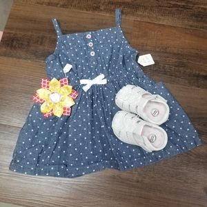Baby girl denim dress